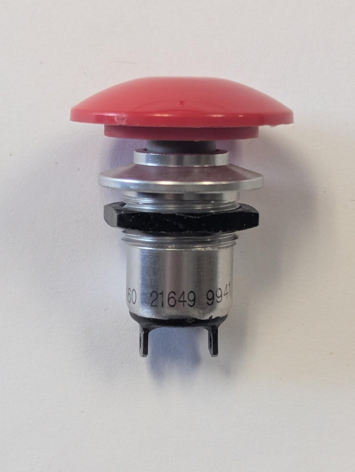 Momentary Large Mushroom Push Button | The BangShift Billy