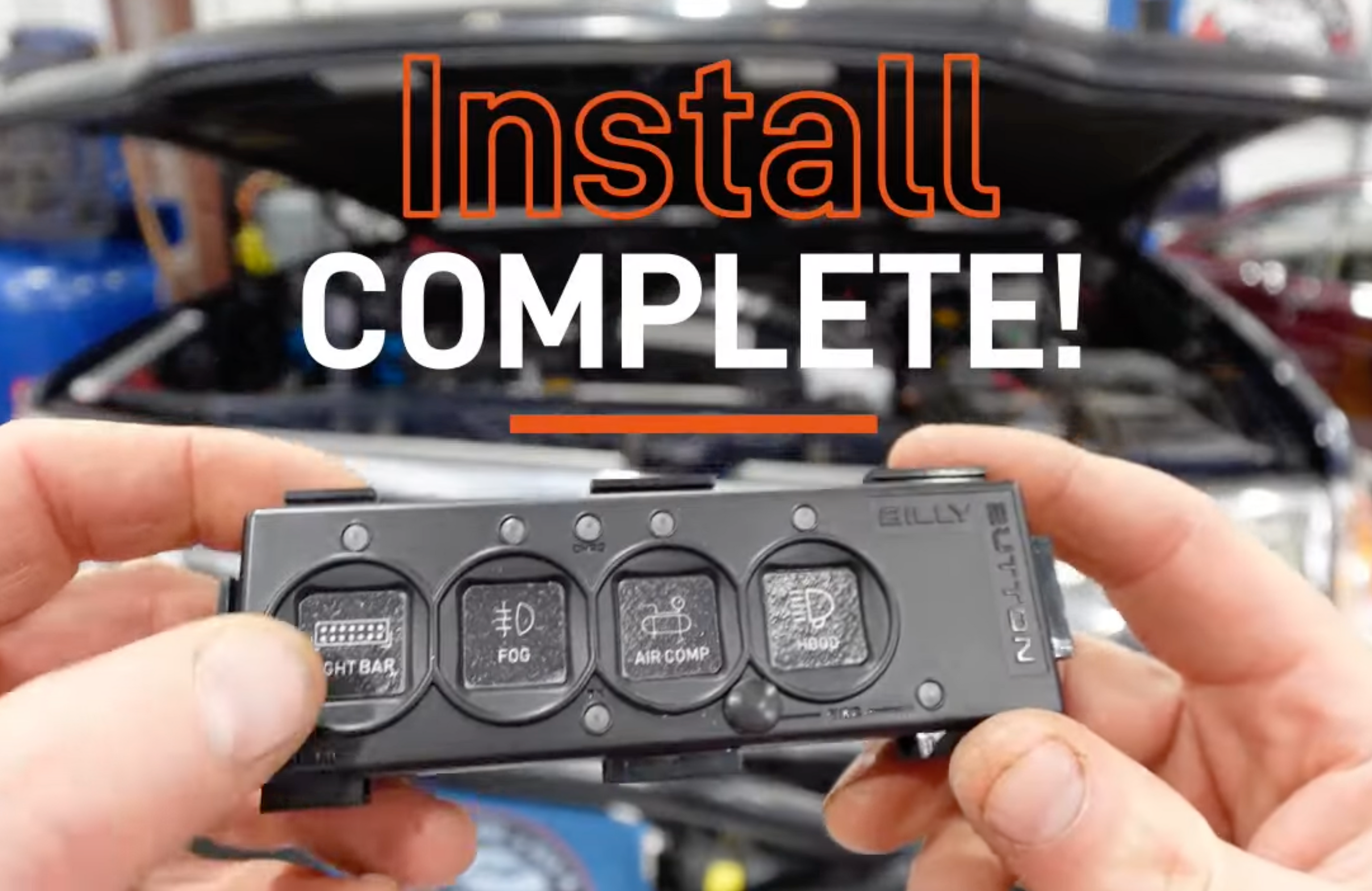 The Billy Bar Wireless Button System | The BangShift Billy